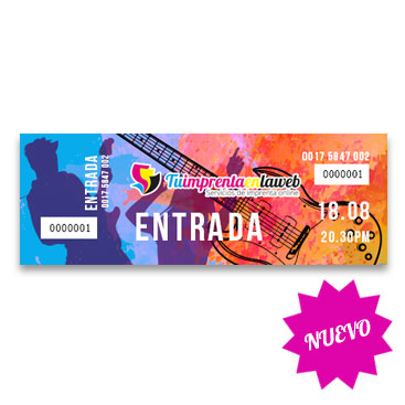 Tickets Personalizados con Matriz - TURIAPRINT IMPRENTA - Imprenta